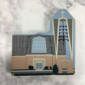 Cats Meow Ferrum College Virginia Wood Figure Vaughn Chapel Bell Tower 1998